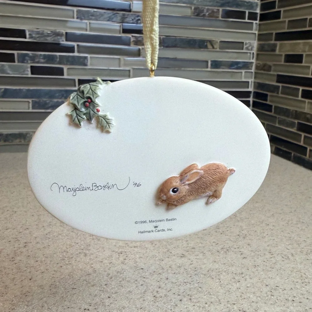 VTG Hallmark 1996 Keepsake Ornament Marjolein Bastin Nature's Sketchbook Bunny